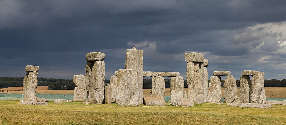 Stonehenge under a dramatic sky